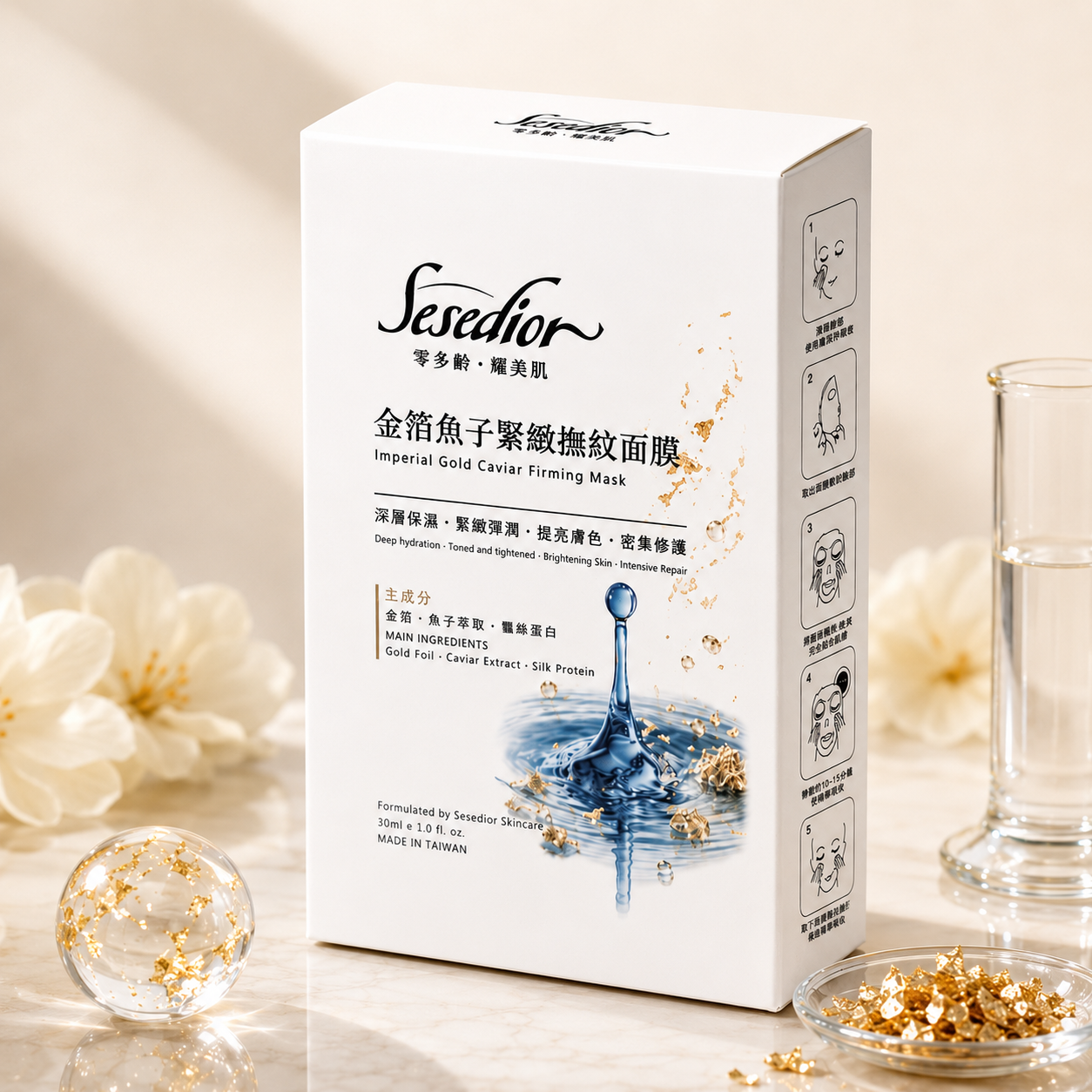 Sesedior-魚子緊緻撫紋面膜-預計8月底上市